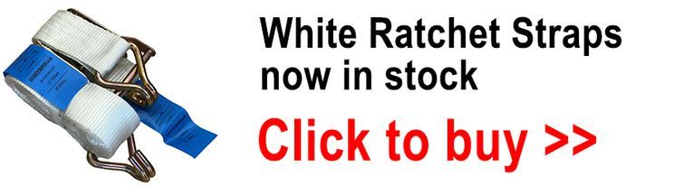 White ratchet straps in stock ratchetstraps uk