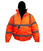 Hi Vis Orange Bomber Jacket XL